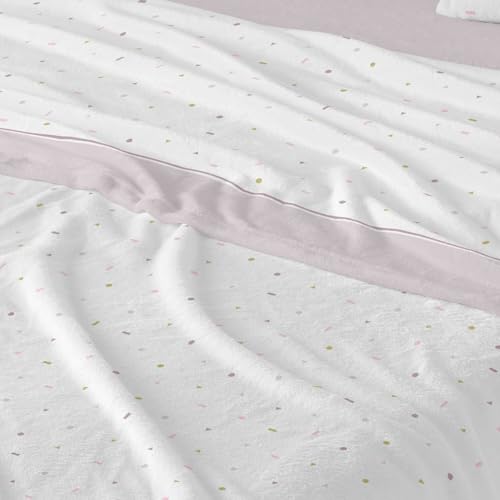 Image of Burrito Blanco | Bedding Set Coral Winter Polyester Bed 90 Nude