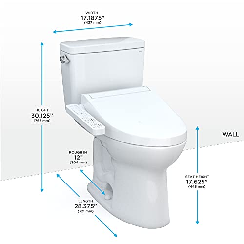 Snapklik.com : TOTO Drake WASHLET+ Two-Piece Elongated 1.6 GPF ...