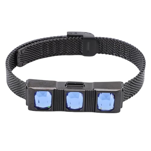 VGEBY Pulsera Inteligente de Seguimiento de Actividad Física, 60 Días en Espera, 10 M, Resistente Al Agua, con Seguimiento del Sueño Las 24 Horas, Aplicación de 4 Estilos Temáticos (Black)