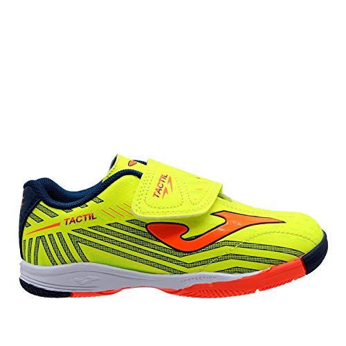 Joma TACTIL JR 911 Fluor - Zapatillas Fútbol Sala Indoor (Amarillo, Numeric_26)