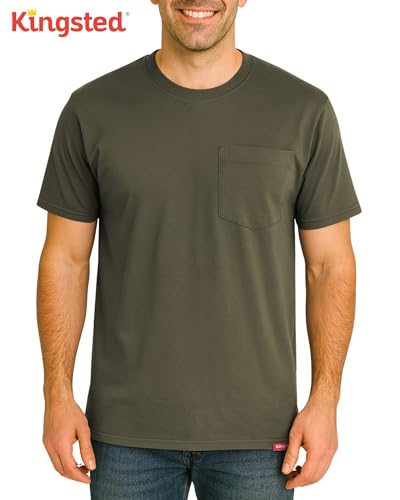 Image of Kingsted Pocket T-Shirts for Men - Super Soft & Comfy 100% Cotton Shirts