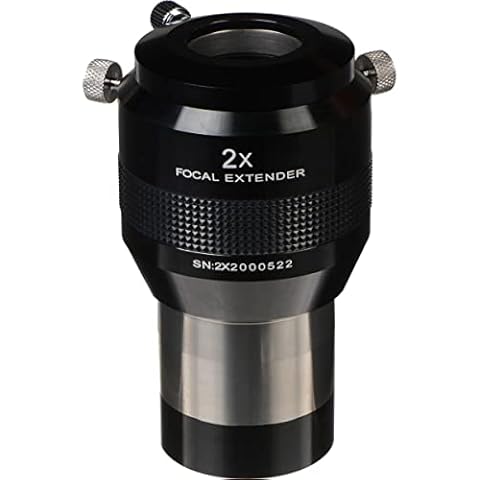 2X Explore Scientific Focal Extender; 2-inch Barrel; 4 Elements Cover