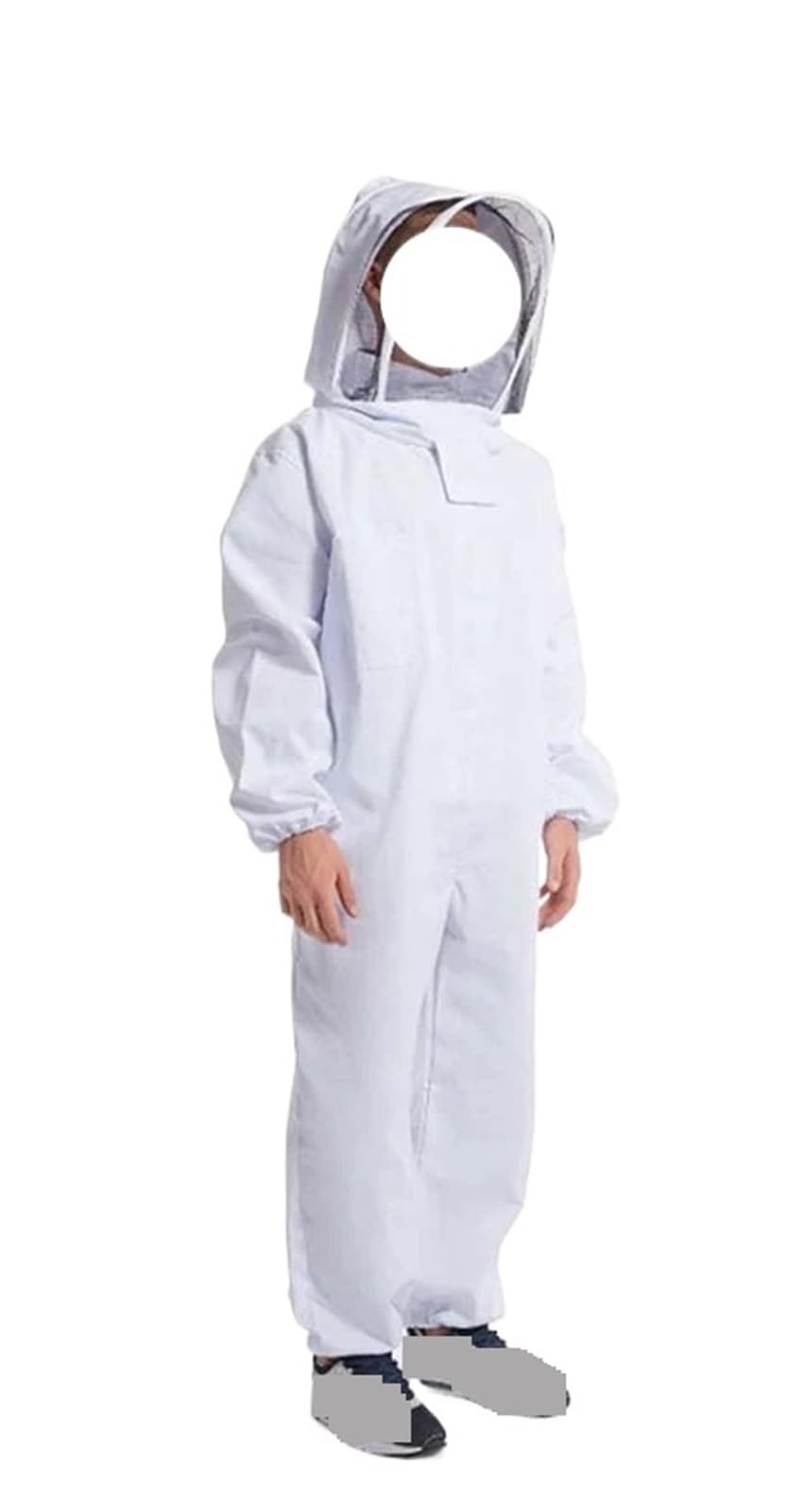 Dcdcd Unisex One Color Full Body Beekeeping Clothes Professional Beekeepers Clothes Protection Beekeeping Suit Safty Veil Protective