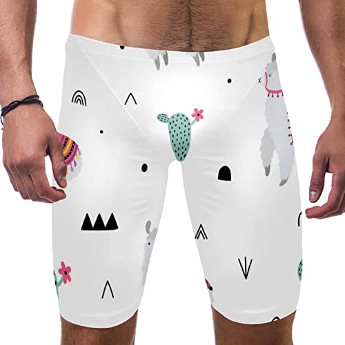 Bañador blanco de hombre para carreras de resistencia largo S multicolor