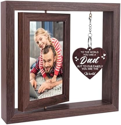 Christmas Gifts for Dad from Daughter Son, 1st Fathers Picture Frames New Dad and First Time Dad Christmas Gifts for Dad Who Wants Nothing, Thanksgiving Birthday Gift Dad Picture Frames 4x6