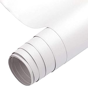 Haberi Zelfklevende meubelfolie voor meubels, keuken, kastdecoratie, waterdichte designfolie, zelfklevende muursticker…