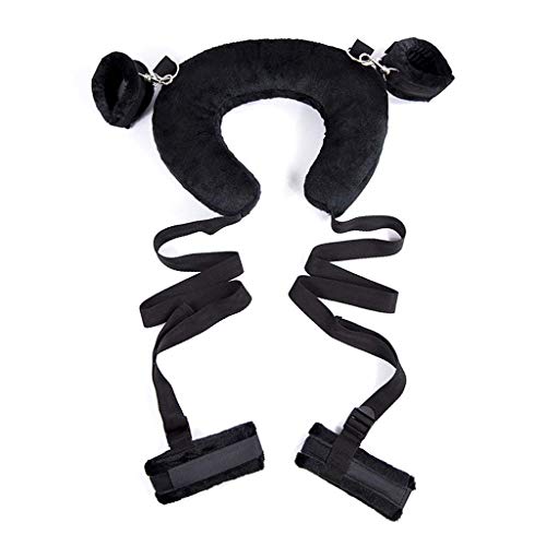 Oreiller de liaison et attache mains pour jeux de couple adultes