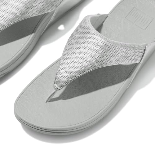 Image of FitFlop Women's, Lulu Sequin Thong Sandal