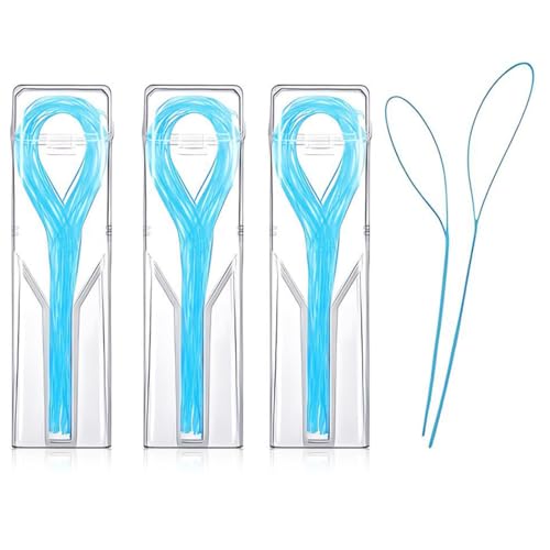 LEPZUR Filo Interdentale 3 Scatole 150 Pezzi Filo Per Pulizia Profonda 15Cm Per Apparecchi Ortodontici E Impianti Dentali