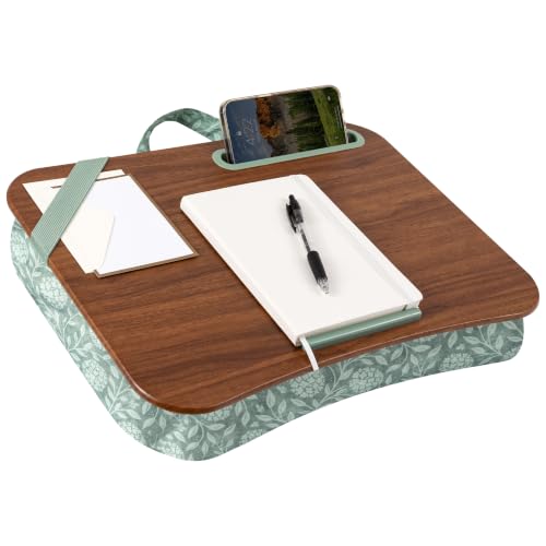 Image of LAPGEAR Designer Lap Desk - Sage Hydrangea, Fits 15.6 inch Laptops
