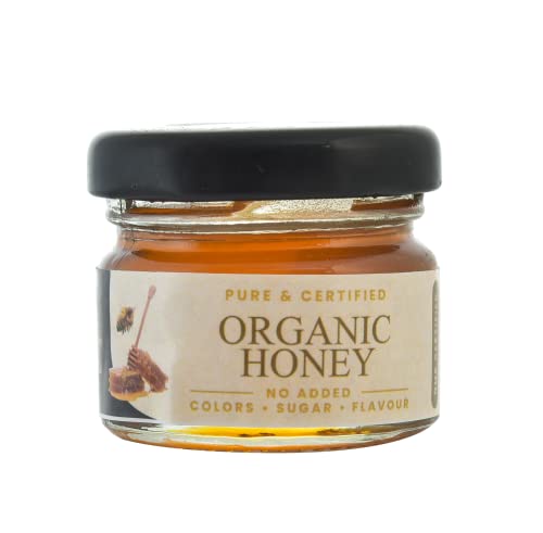 Image of Shiva Organic Raw Organic Certified Honey 30g | 100% Pure NMR Tested | Raw and Unprocessed