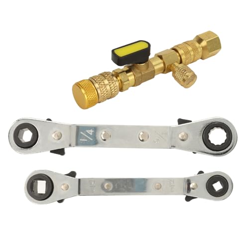 Herramienta para remover núcleo de válvula AC dual SAE 1/4 y 5/16 miniatura 7