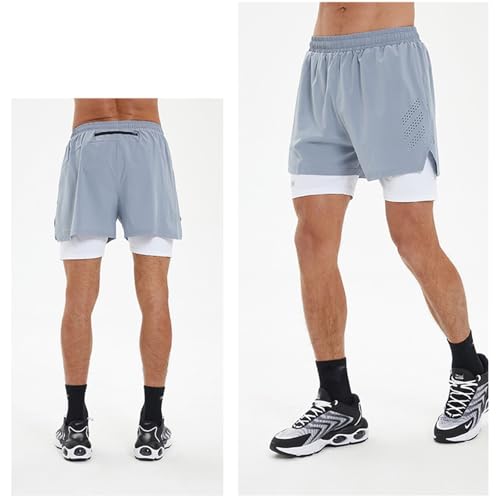 Pantalones cortos de ciclismo para hombre con bolsillos con cremallera miniatura 3