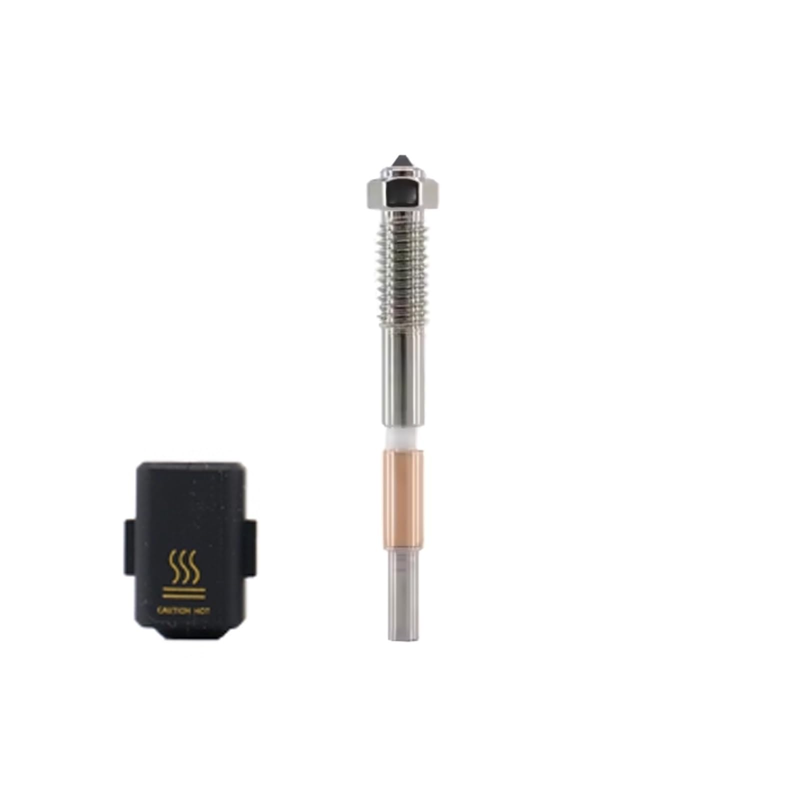 Ugello per stampante 3D, sostituzione rapida bimetallico per stampanti compatibili, opzioni da 0,2/0,4/0,6/0,8 mm