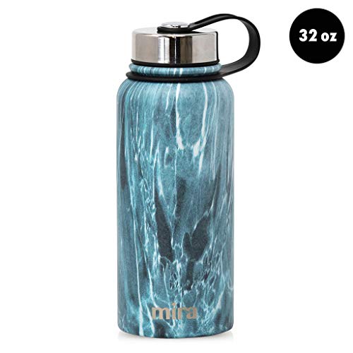 MIRA 32 Oz Stainless Steel Vacuum Insulated Wide Mouth Water Bottle -...