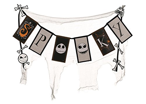 Seasons Usa - The Nightmare Before Christmas Spooky Cheesecloth Banner