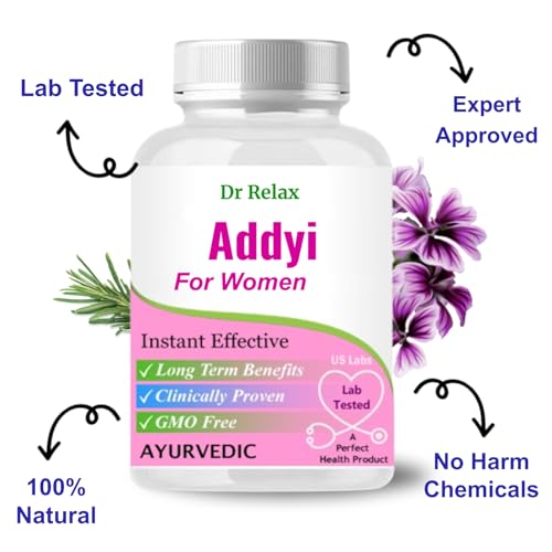 Addyi Capsules for Women | Get Complete Health Desire | Elevates Mood, Energy and Stamina | Made with Ayurvedic Ingredients Which is Very Important for Women