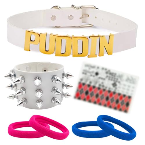 Accessoire cosplay Halloween et ras du cou en cuir réglable pour costume fille