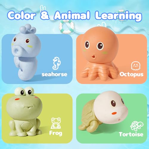 Amchsuri 628-4 Mold Free Animal Bath Toys thumb #4