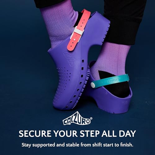 Image of CALZURO Heel Strap Kit - Italian Rubber Clog Straps for Secure Fit - 2 Straps, Buckles & Hardware Included