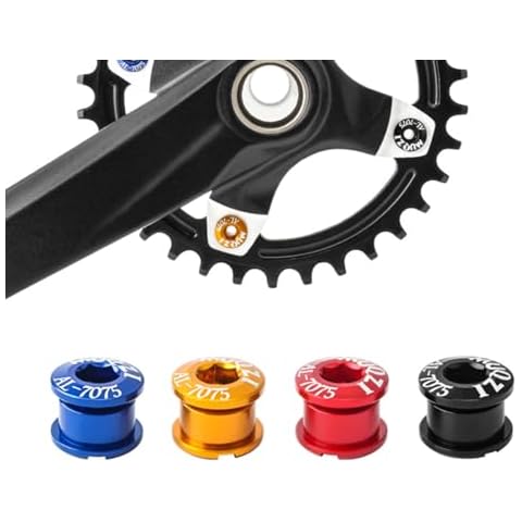 Juscycling Pack of 5 Chainring Bolts Cover