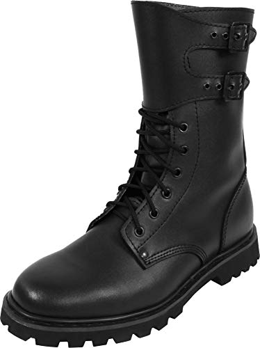 Gear Walk Französischer Kampfstiefel aus Rindleder und mit Schnallen Farbe Black Größe 40 Cover
