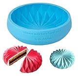DXZXDJIU 3D-Silikon-Backformen for Kuchen – Origami-Mousse-Kuchenform for Gebäck, Schokolade und Eisdesserts(Dgm389)