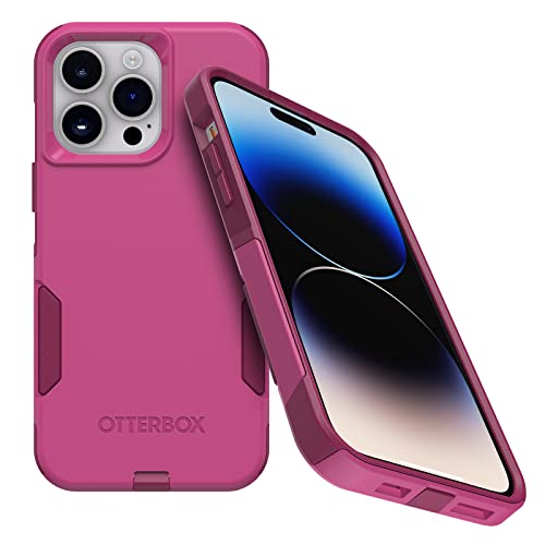 OtterBox iPhone 14 Pro Max (ONLY) Commuter Series Case - INTO The Fucshia (Pink) Slim & Tough Pocket-Friendly with Port Protection