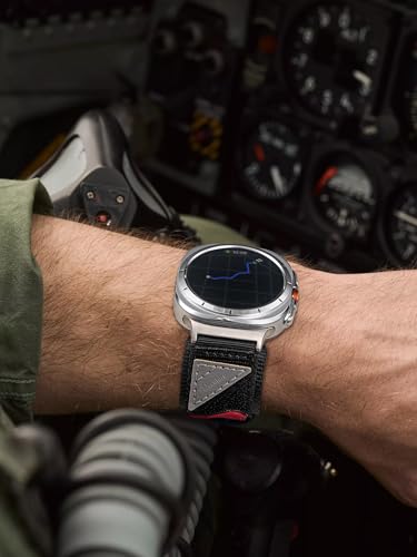 Image of Nylon Watch Band Compatible with Samsung Galaxy Watch Ultra 1 /2. | Millitary Nylon Strap Galaxy Watch Ultra -47mm for Men.