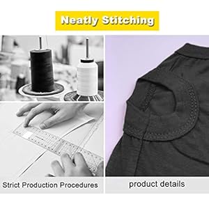 Dog Shirts Clothes, Chol&Vivi Dog Clothes Plain Dog T-Shirt Vest, 2pcs Blank Dog Shirts Clothes Fit for Extra Small Medium Large Extra Large Size Dog Puppy, 3X-Large Size, Black and Grey Dog Shirts Clothes CholVivi Dog Clothes Plain Dog T Shirt Vest 2pcs Blank Dog Shirts Clothes Fit for Extra Small Medium Large Extra Large Size Dog Puppy 3X Large Size Black and Grey