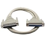 Dahszhi 1.5M/5Ft DB37 37Pin Male to Female Serial Port Extend DATA Cable Cord Printer