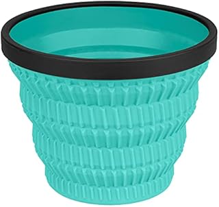 Sea to Summit X-Series Collapsible Silicone Cool Grip Camping Drinkware, Mug (16 oz), Sea Foam