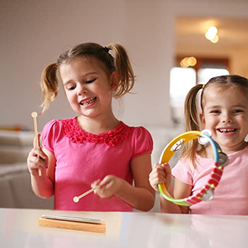 Energy Chime Bars Wooden Percussion Chime Instruments With Mallet And a Storage Bag Single Tone Chime Healing Sound For Meditation Yoga Healing Music Prayer Kids Musical Toy - 5