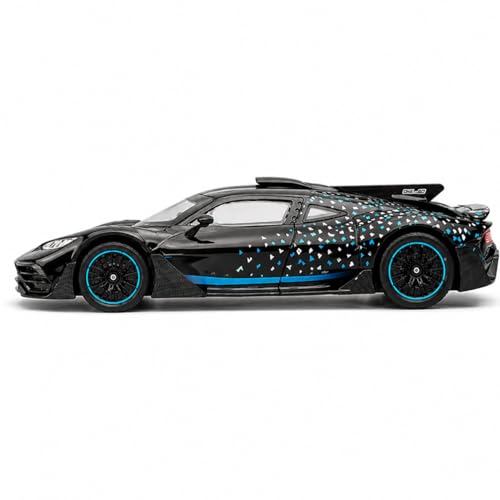 Image of Mercedes AMG ONE 1:24 Scale Die-Cast Car Model with Sound Light - Openable Doors Hood Pull-Back Alloy Metal Collectible Toy Car for Kids Collectors