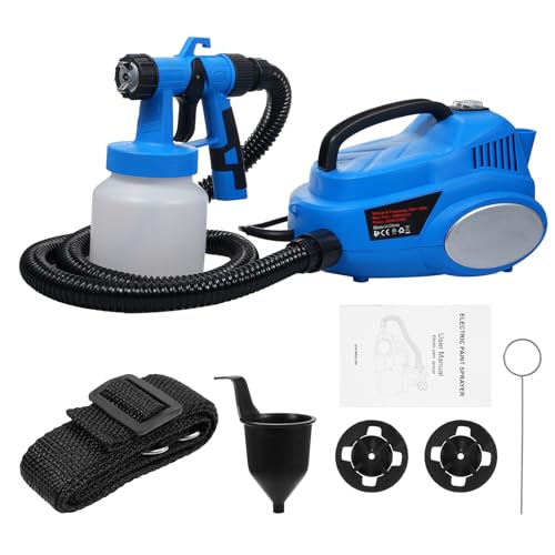 HEIYE �d�C�h���@�A600W 800ml HVLP �d���y�C���g�X�v���[�@ 30000 RPM ���x�A�ő呬�x 1000ML/�� ���ʐ��� 1.5M �z�[�X �V�����_�[�X�g���b�v�R�l