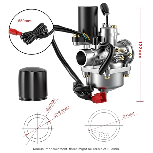 Vergaser 18mm Carburetor CPI, 2Takt, Hussar,Minarelli, Popcorn, Oliver, Generic, Keeway