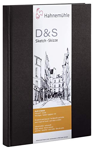 Hahnemühle 10628272 Negocios Libros Libros De Registro Cuadernos Uws Plus Normal Cuaderno De Bocetos 140 G 96 Hojas