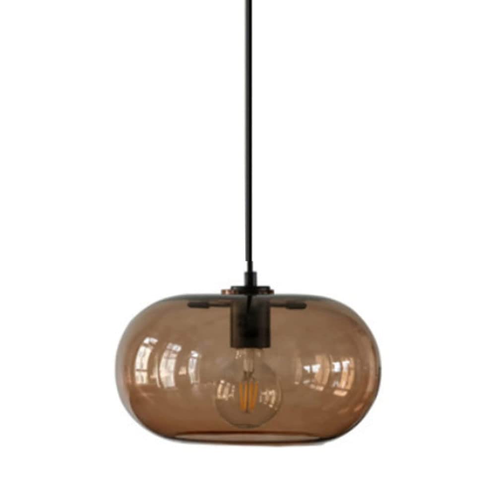 HXYSXHJUO Glass Pendant Light Fixture Farmhouse Hanging,Adjustable Hanging Height,Chandelier Lighting For Kitchen Island With Clear Shade