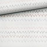 Stoffe zum Nähen für Kinder, keine Meterware: 1m French Terry Sweat Stoff mit Winkel - Jungen und Mädchen Sommersweat - Waldfreunde Kombistoff - das ist ein Stoff mit Waldtiere/Tiere im Wald