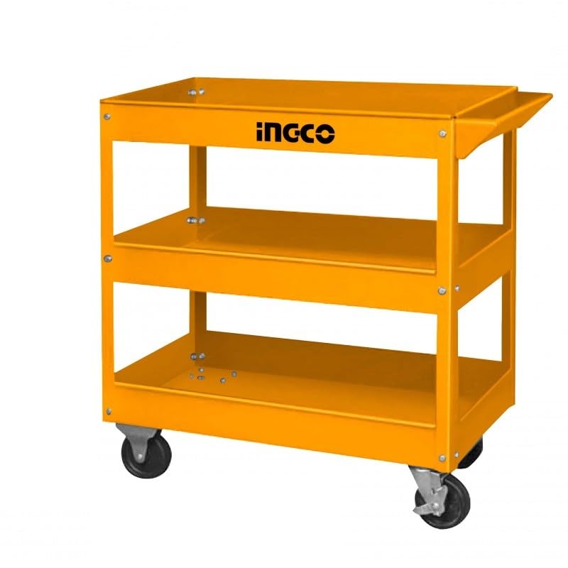 CARRELLO PORTAUTENSILI PORTATTREZZI 3 RIPIANI IN ACCIAIO - INGCO HPTCT031