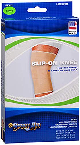 Sport Aid Slip-On Knee Wrap, Large Each by Sport Aid (Pack of 3)