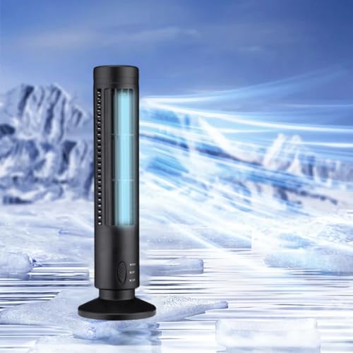 Ventilador de torre silencioso para dormitorio, 2024, ventilador de torre LED, mini acondicionador vertical, ventilador oscilante silencioso, ahorro de energía, para el hogar, oficina, dormitorio