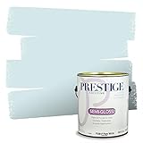 PRESTIGE Paints Interior Paint and Primer In One, 1-Gallon, Semi-Gloss, Comparable Match of Sherwin Williams* Bravo Blue*