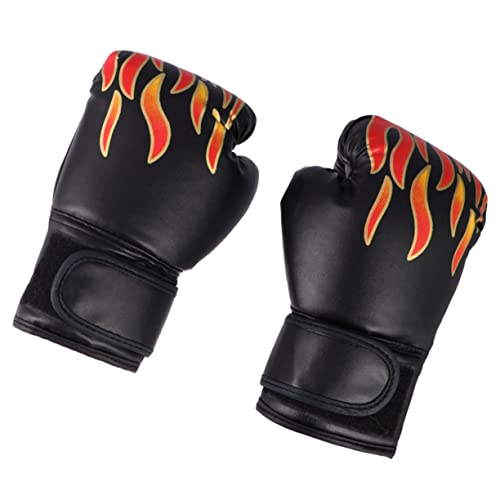 TOGEVAL Guantes De Boxeo para con Patrón De Guantes De Entrenamiento De PU para Taekwondo y Kickboxing Color Aleatorio