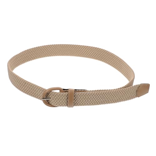 Elastic Woven Fabric Waist Belt for Women and Men Stretchy Braided Dress Accessory Durable Non Fading Waistband Lightweight Decorative Unisex Belt for Trousers and Dresses