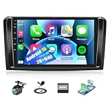 Android 15, 2G+64G GOHHDL Autoradio 2Din per Mercedes Benz ML GL W164 ML350 ML500 GL320 X164 ML280, 9 Pollici Schermo Radio con Carplay Android Auto BT GPS WiFi FM/RDS SWC + Retrocamera&MIC
