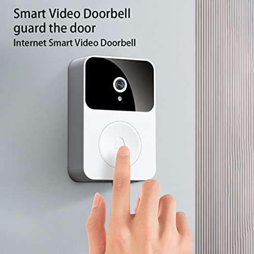 SUDNJIALQ Campainha de áudio Campainhas sem fio Operação por bateria Visual Ring Suprimentos domésti