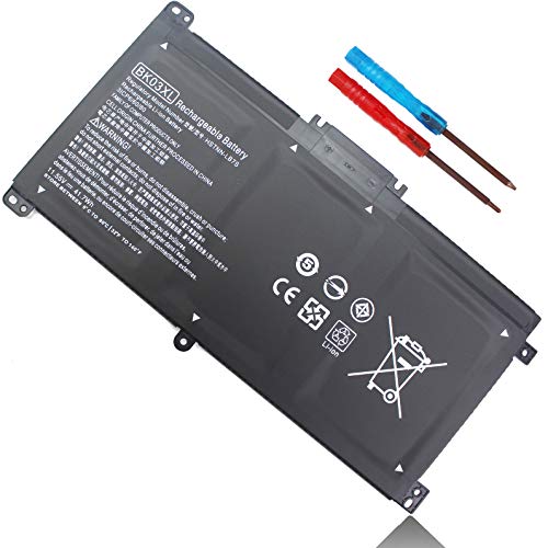 BK03XL Battery for HP Pavilion X360 14-ba0xx 14-ba1xx 14m-ba0xx 14m-ba1xx 14m-ba011dx 14m-ba013dx 14m-ba114dx 14m-ba015dx 14-ba253cl 14-ba125cl 14-ba175nr 14-ba051cl 916811-855 916812-855 916366-421