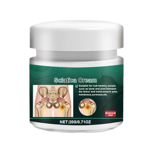 Pomada de ciática | Crema de articulación | 20 g de crema para el cuidado del cuerpo para ciática, cuello, hombro y espalda | Bálsamo nutritivo para lesiones deportivas y después del entrenamiento.