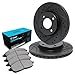 R1 Concepts Front Brakes and Rotors Kit |Front Brake Pads| Brake Rotors and Pads| Ceramic Brake Pads and Rotors WHWN1-47008